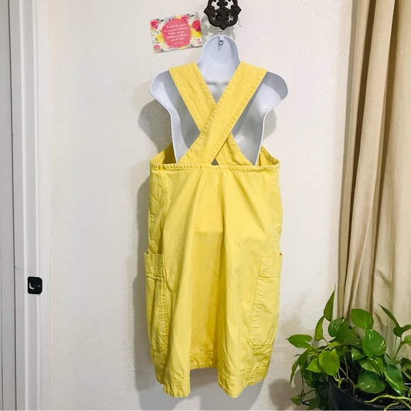 Everlane Cross Back Apron Mini Dress Sz M - Picture 7 of 12